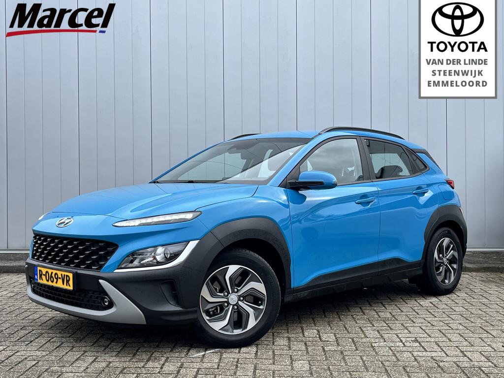 Hyundai KONA 1.6 GDI HEV Comfort Trekhaak Parkeersensoren Ca, 12 maanden, Gebruikt, Euro 6, Blauw