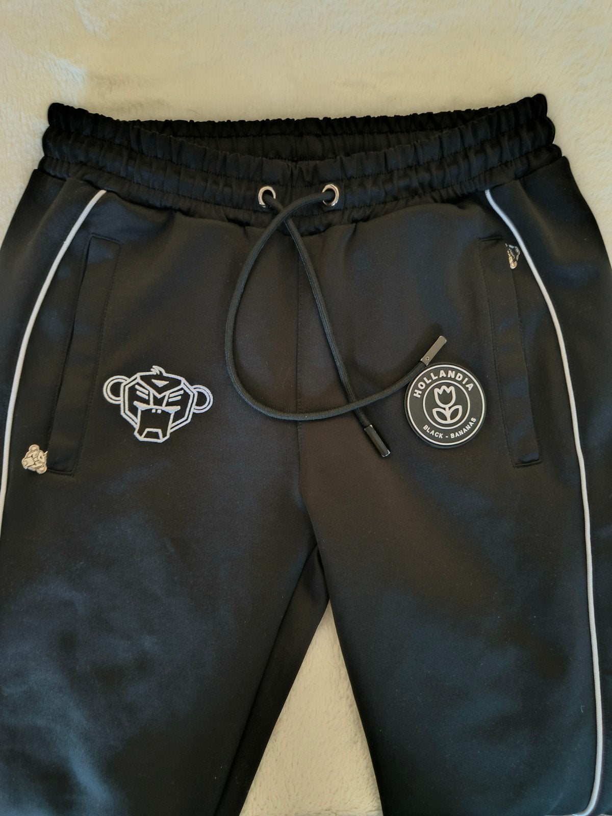 Black Bananas Hollandia Trainingsbroek Zwart Maat M, Maat 48/50 (M), Zwart, Ophalen of Verzenden, Zo goed als nieuw