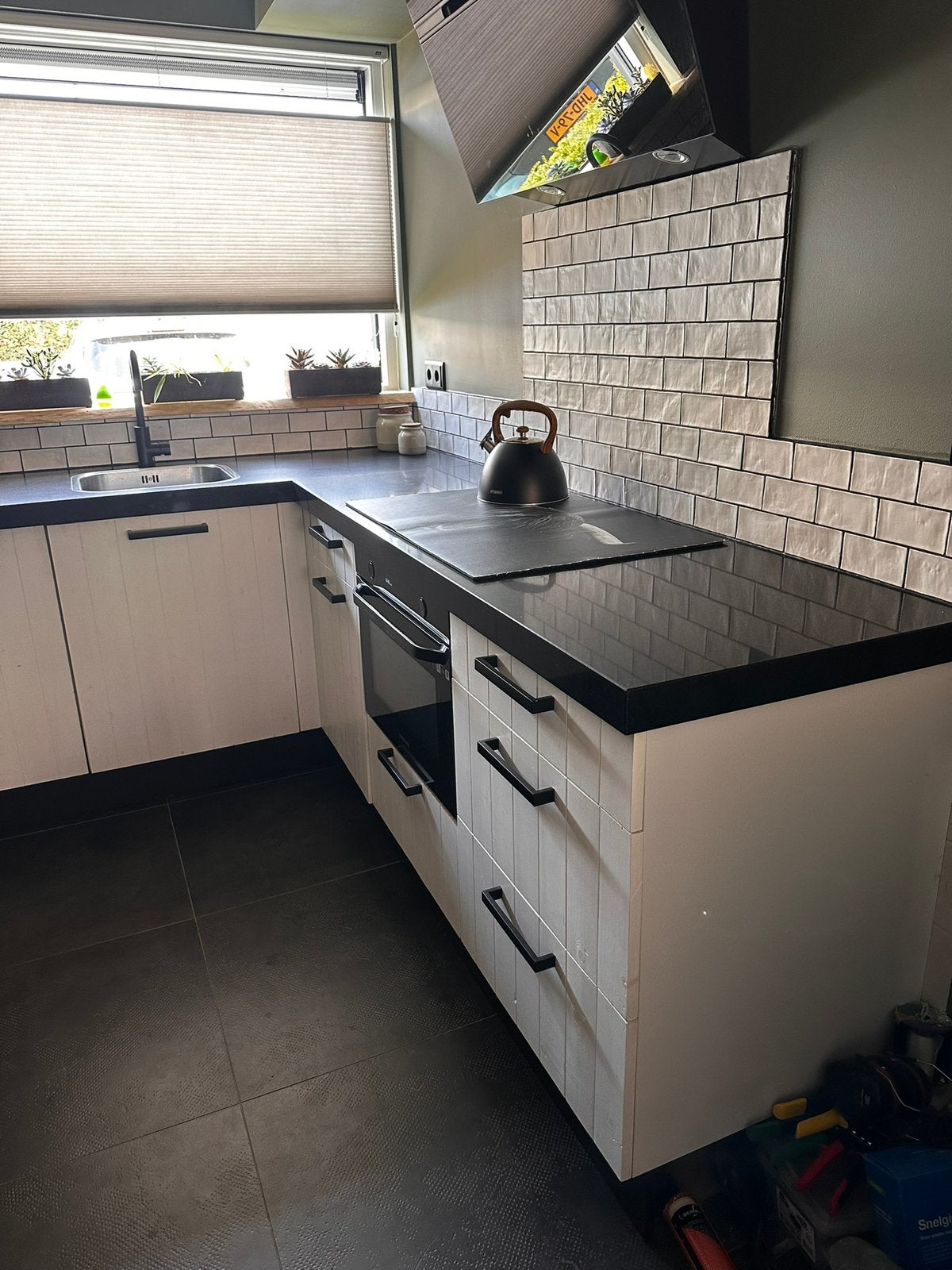 Landelijke keuken, Huis en Inrichting, Keuken | Complete keukens, Ophalen, Gebruikt, Hoekkeuken
