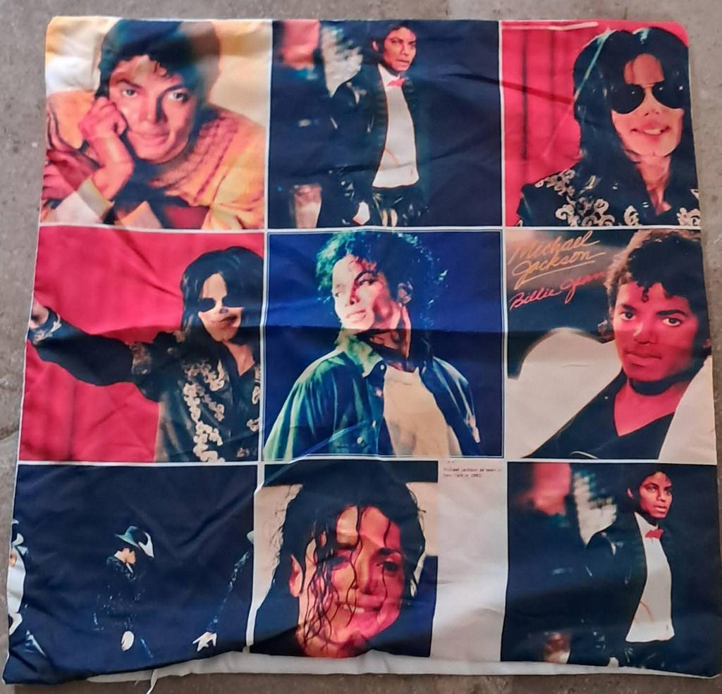Michael Jackson Kussenhoes met Rits - 45x45cm, Ophalen of Verzenden, Nieuw