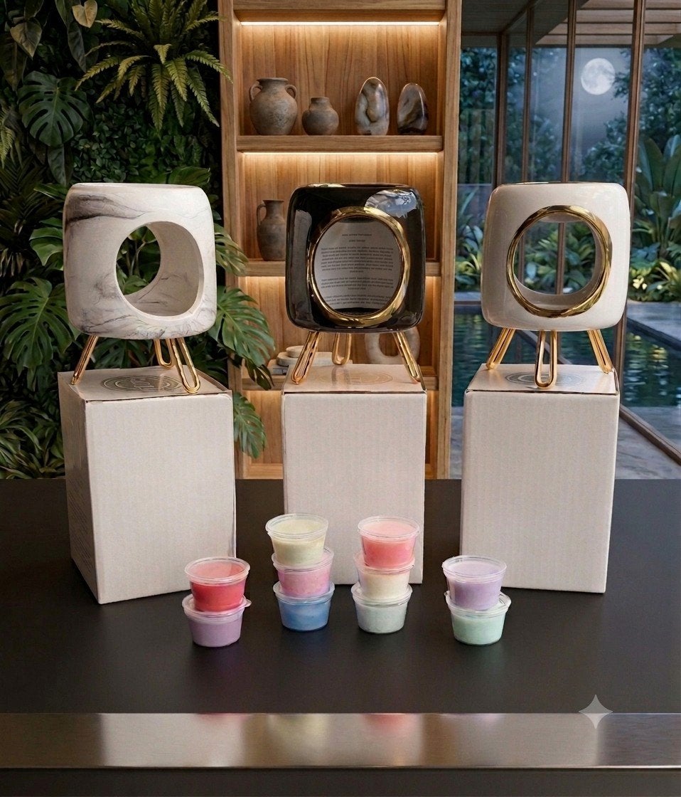 waxbranders met Wax Melts, Meerkleurig, Waxinelichthouder, Nieuw, Ophalen of Verzenden