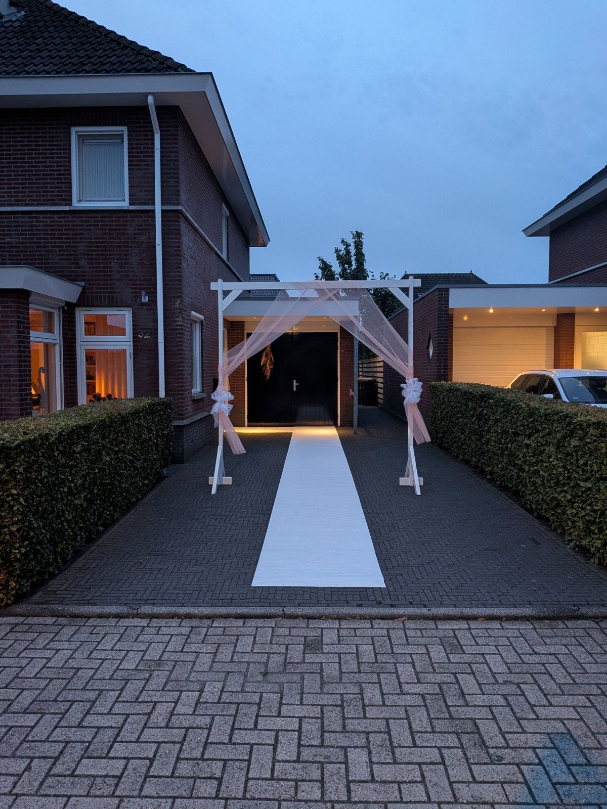 Witte Loper voor Feestelijke Gelegenheden, Ophalen of Verzenden, Versiering, Geboorte of Huwelijk