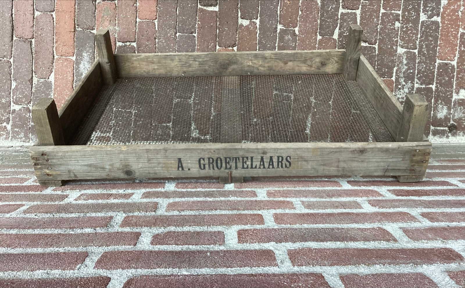 Vintage Gaasbak / Bollenkist - Decoratief en Functioneel, Ophalen