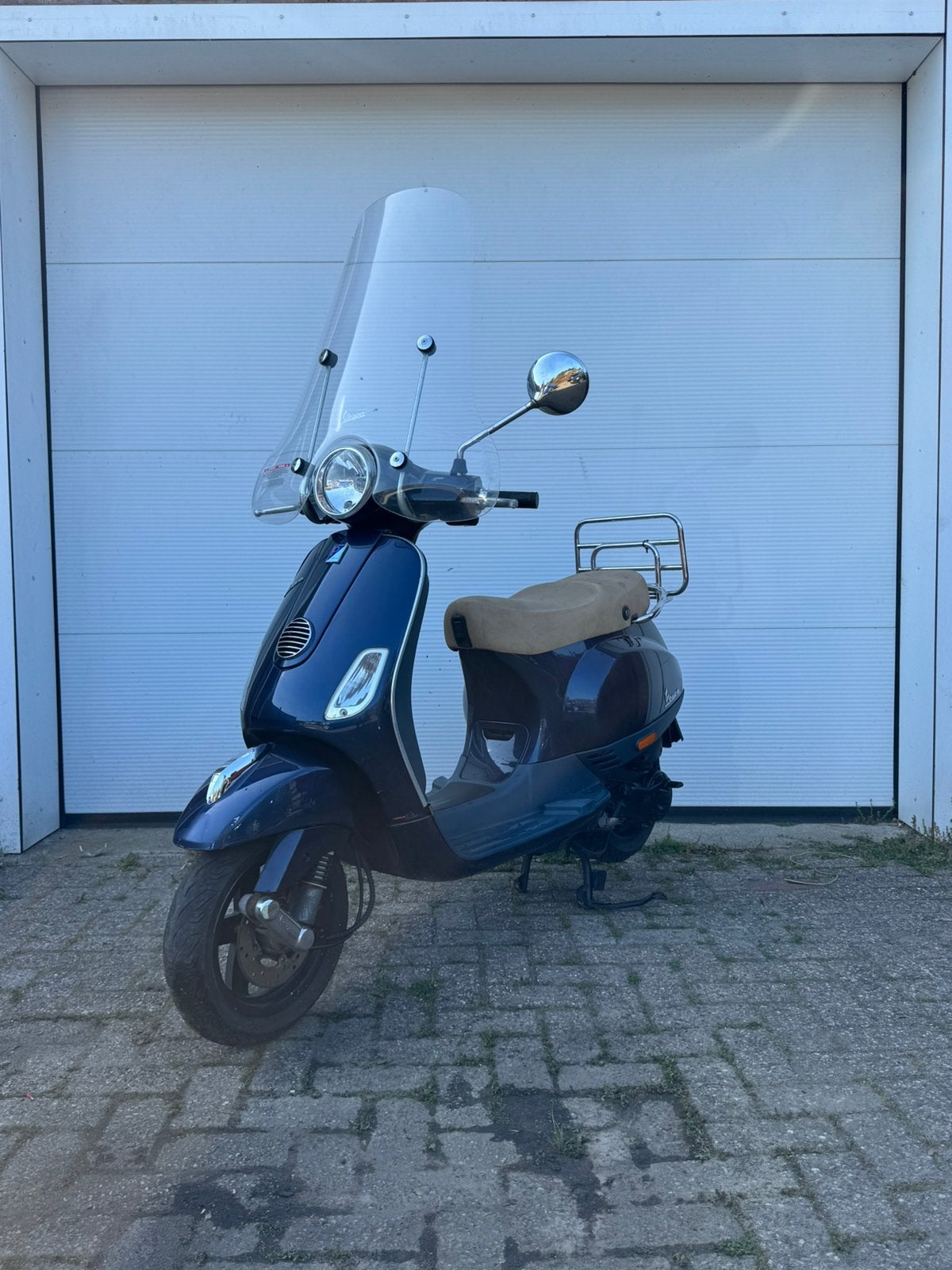 Vespa LX 25km/h | Glans Blauw | 2011, Ophalen of Verzenden, Zo goed als nieuw, Benzine, Maximaal 25 km/u