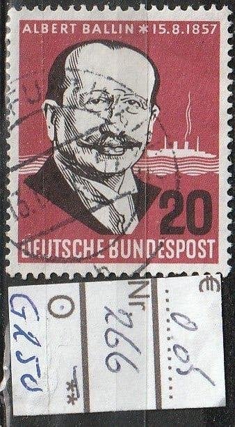 Bund Ballin Michel 266 Nr.G266g, Verzenden, BRD, Gestempeld