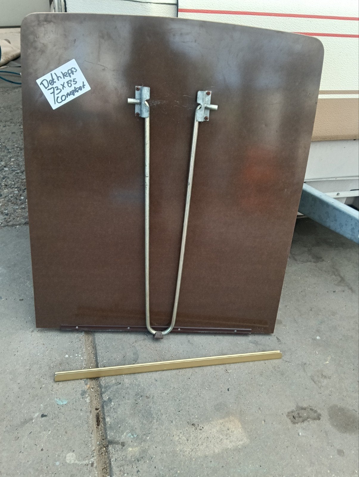 Dethleffs tafel compleet 1990, Caravans en Kamperen, Ophalen, Zo goed als nieuw