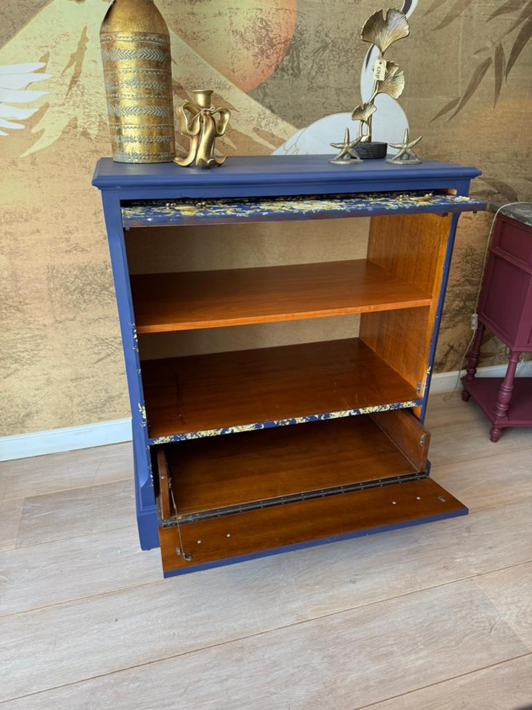 Unieke kast met gouden details, gerestylde vintage kast, Ophalen, Gebruikt, Info@wouwwwbyjanou.nl, Wouwww by Janou