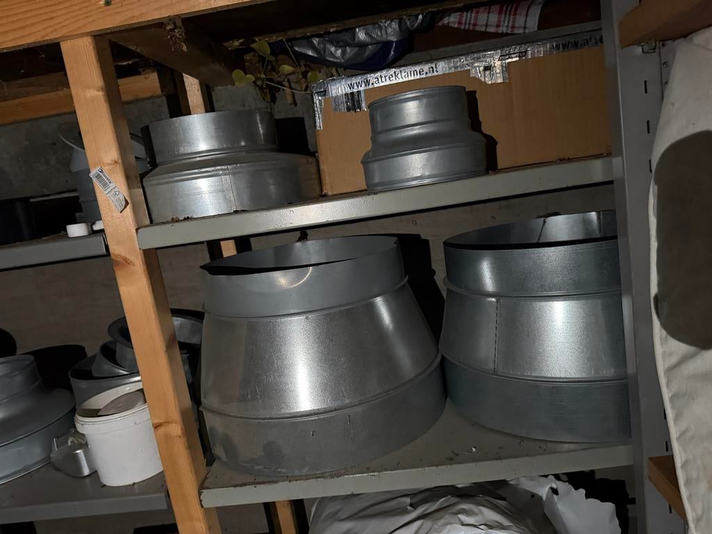 Diverse flenzen voor ventilatie en afzuiging, Ophalen, Gebruikt, Ventilator