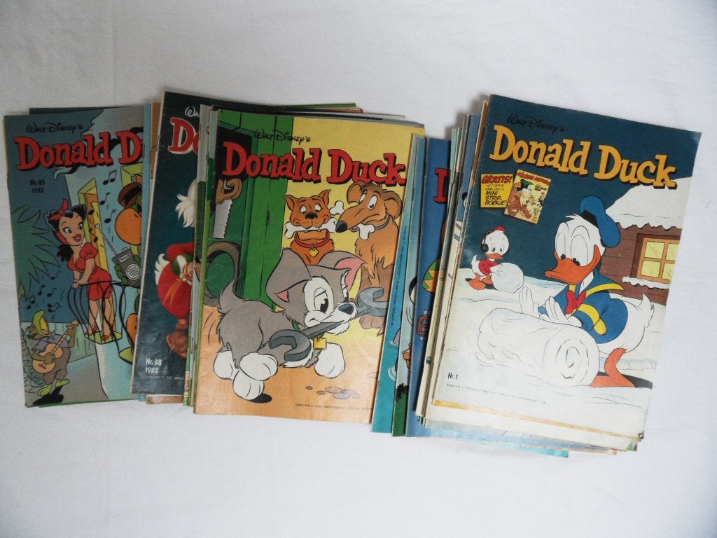 Weekbladen Donald Duck diverse jaargangen, Boeken, Stripboeken, Gelezen, Walt Disney, Ophalen of Verzenden, Meerdere stripboeken