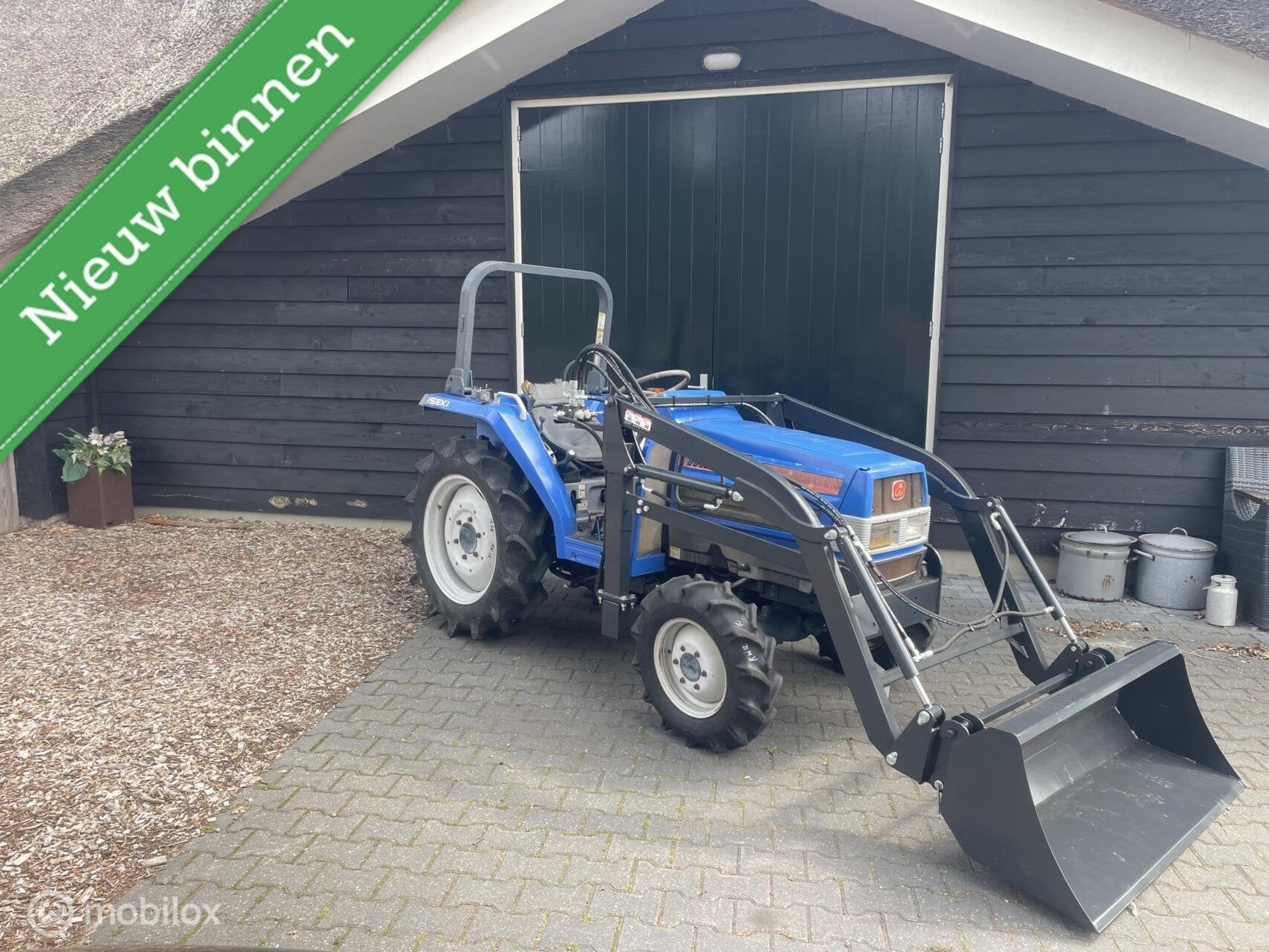 Iseki TK25, Voorlader, 4x4, Superkruip, 28PK, Zakelijke goederen, Agrarisch | Tractoren, Gebruikt, Tot 80 Pk, Overige merken, Tot 2500