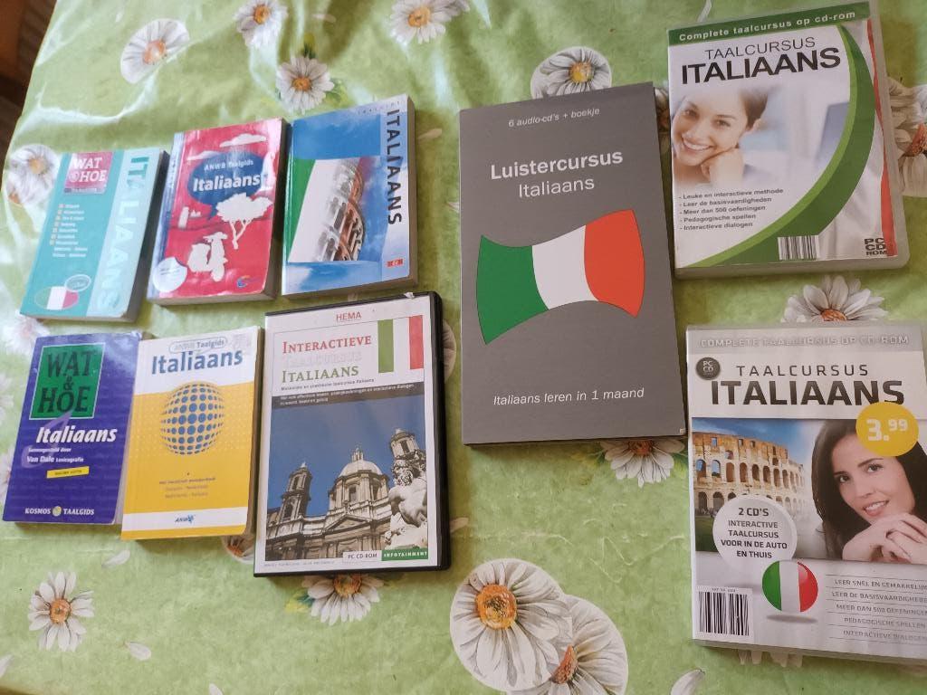 Italiaanse taalcursus cursus luistercursus 10 CD taalgidsen, Ophalen of Verzenden, Zo goed als nieuw, Meerdere media, Taal en Studie