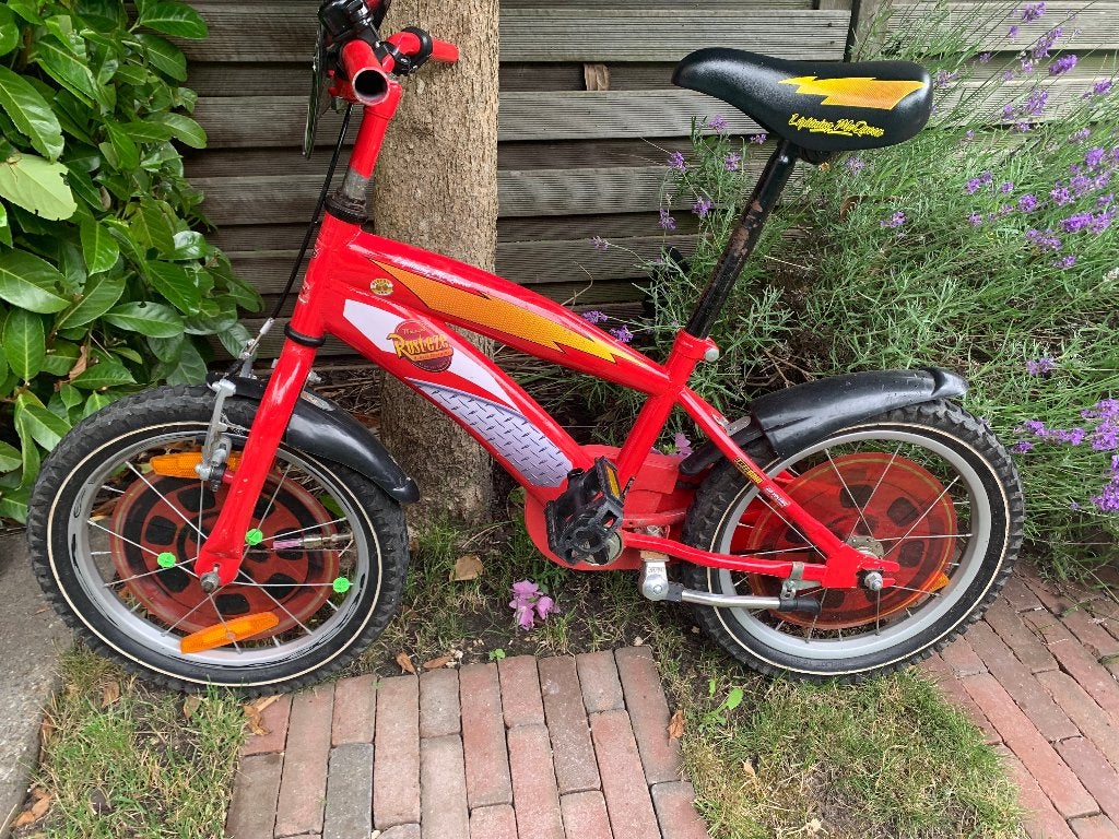 Kinderfiets jongetje, Gebruikt, Velgrem, Minder dan 16 inch, Ophalen