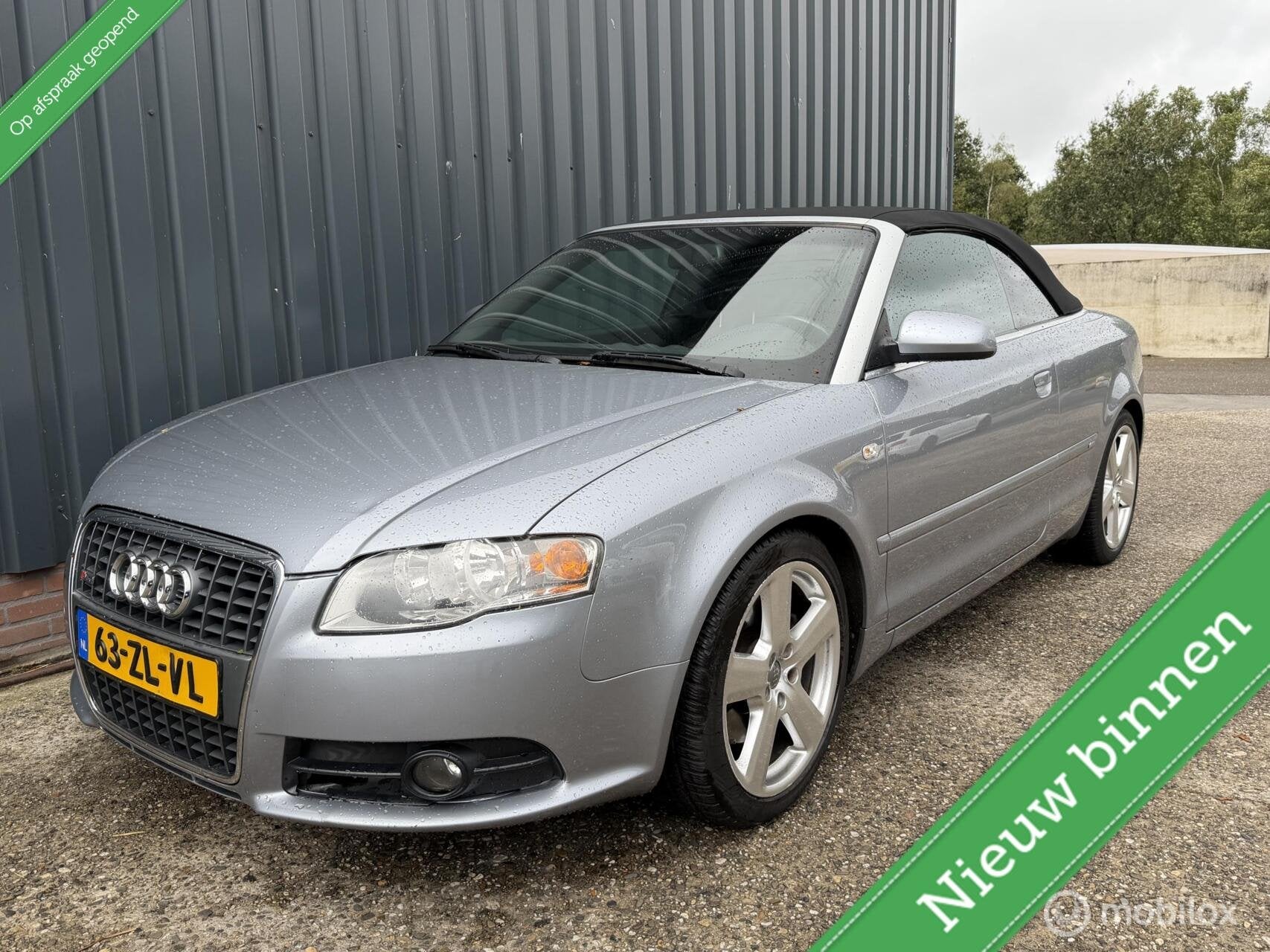 Audi A4 Cabriolet 2.0 TFSI Pro Line NIEUW DAK/LANGE APK/ STO, Auto's, Audi, Gebruikt, 4 cilinders, 4 stoelen, A4