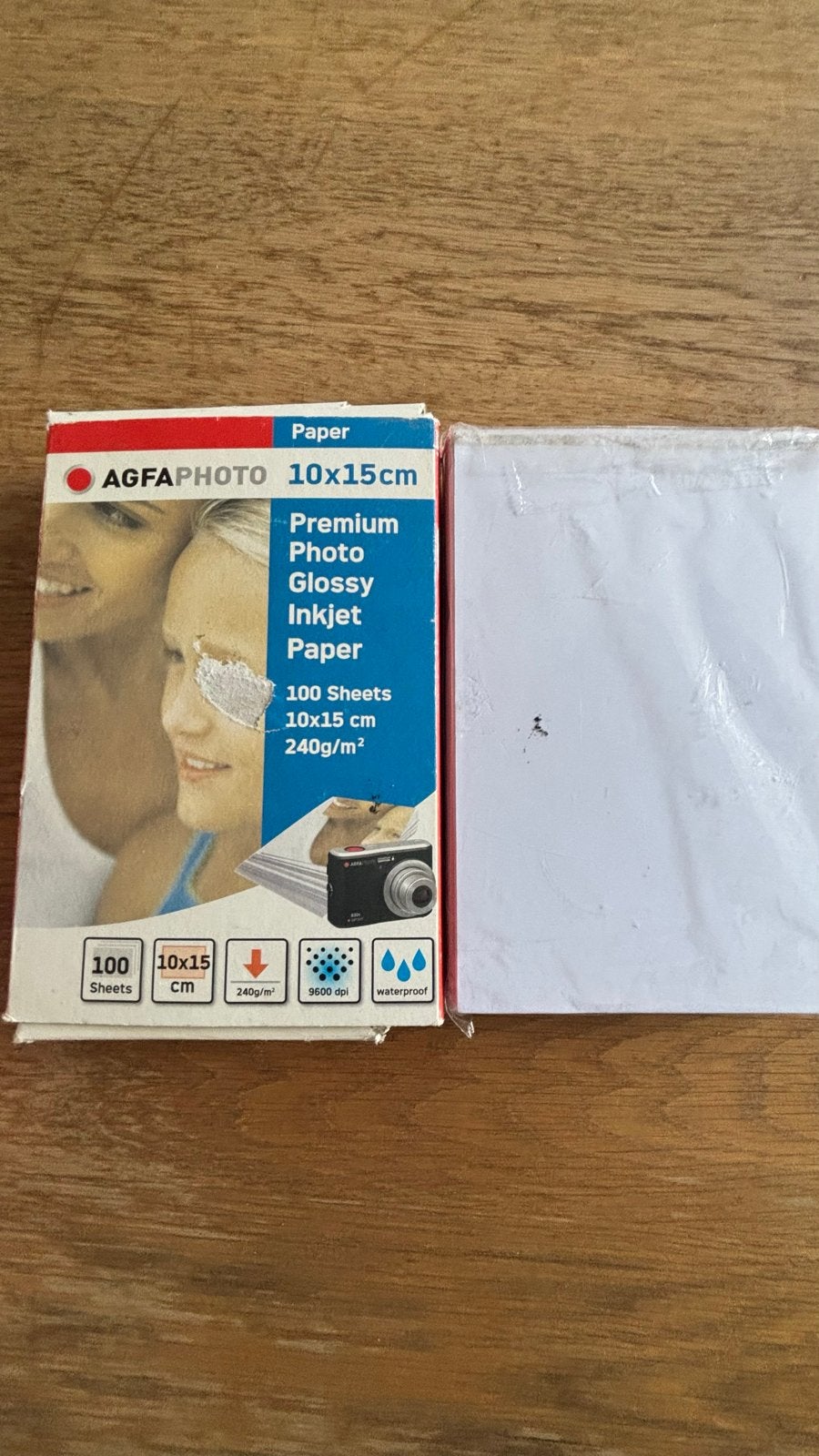 AGFAPHOTO Premium Glanzend Inkjet Fotopapier 10x15cm, Agfa, Waterbestendig, Nieuw, Glanzend