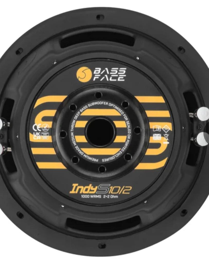 Bassface Indy S10 1000W RMS Subwoofer - Diepe Bass, Ophalen