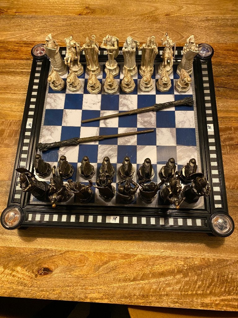 Harry Potter Schaakspel met drakenset, Ophalen, Gebruikt, Spel