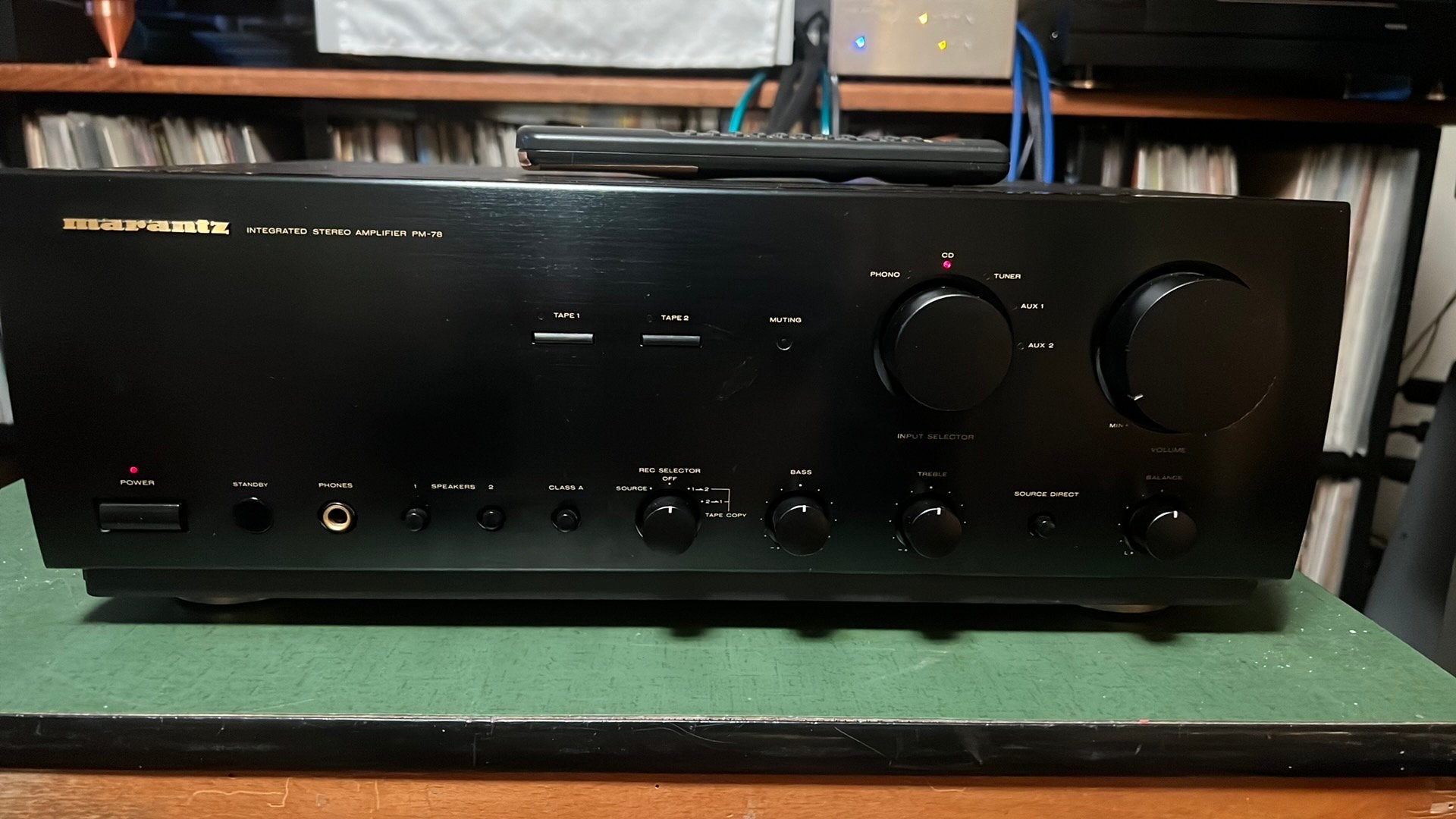 Marantz PM 78 geintergeerde vetsterker, Marantz, Gebruikt, Ophalen of Verzenden, Marantz straat japan