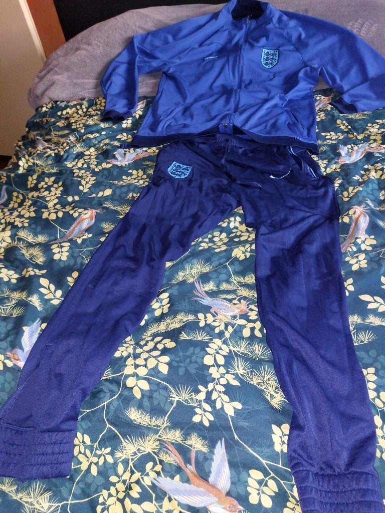 Nike trainingspak Engeland, Maat S, Ophalen of Verzenden, Zo goed als nieuw, Trainingspak