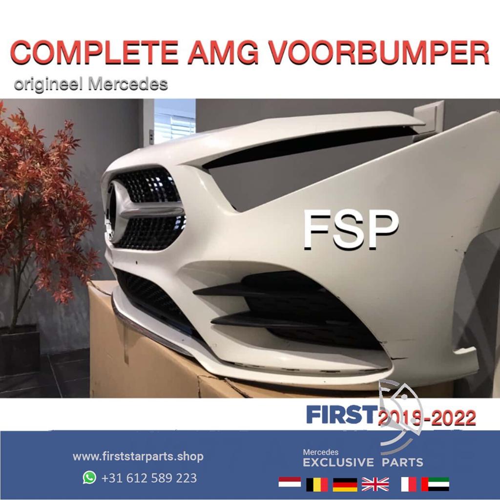 W177 A KLASSE 2020 AMG VOORBUMPER COMPLEET WIT Origineel Mer, Gebruikt, -, Voor, Ophalen of Verzenden