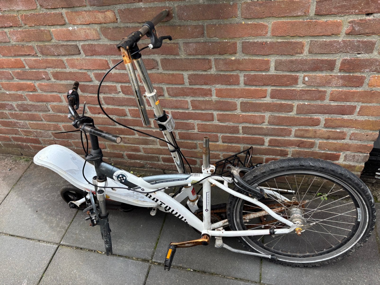 Oud ijzer zoals space scooter fiets sloten, Ophalen of Verzenden, Gebruikt, IJzer