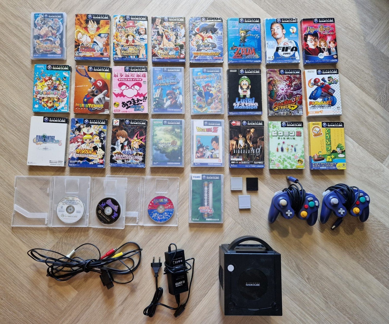 Japanse Nintendo GameCube Bundel met 27 Games, Spelcomputers en Games, Overige modellen, Overige kleuren, Ophalen of Verzenden