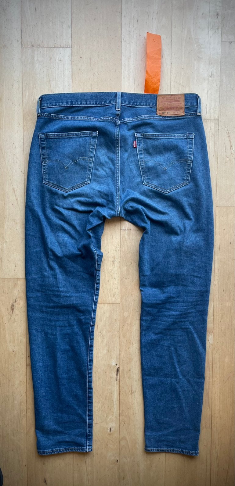 Levi’s 501 jeans met stretch W34 L34, Ophalen of Verzenden, Blauw, W33 - W34 (confectie 48/50)