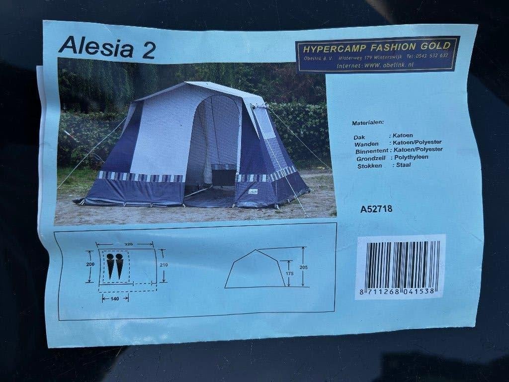 Tent Alesia 2, Ophalen, Zo goed als nieuw, Tot en met 2