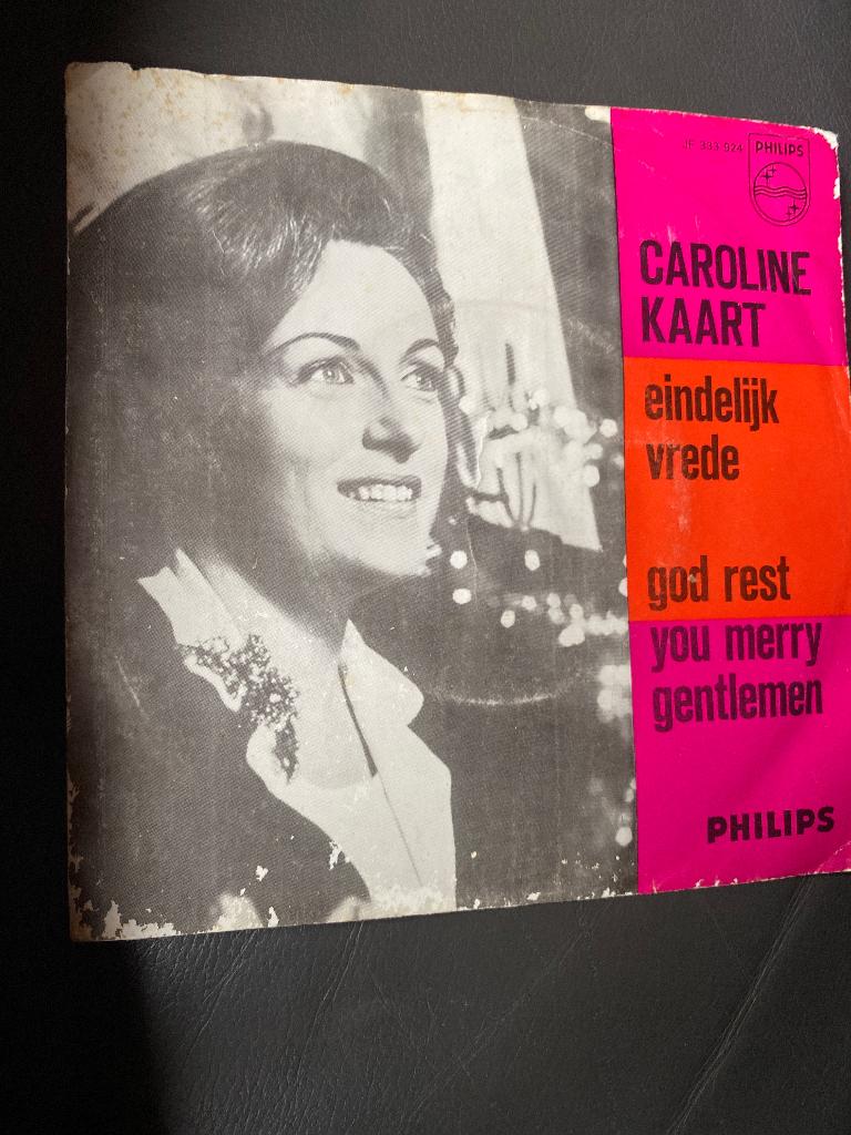 Caroline Kaart : Eindelijk Vrede ( single vinyl), Ophalen of Verzenden, Gebruikt, Pop