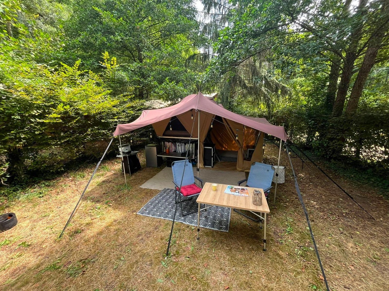 Campooz La Luna Tenttrailer, gekocht in  2025 met extra's, Caravans en Kamperen, Ophalen
