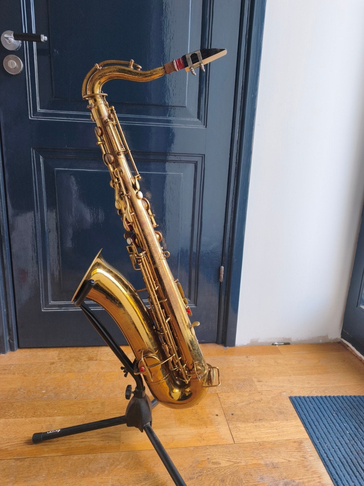 Buescher Lion & Healy tenorsaxofoon – ca. 1925, Muziek en Instrumenten, Ophalen of Verzenden, Gebruikt, Tenor