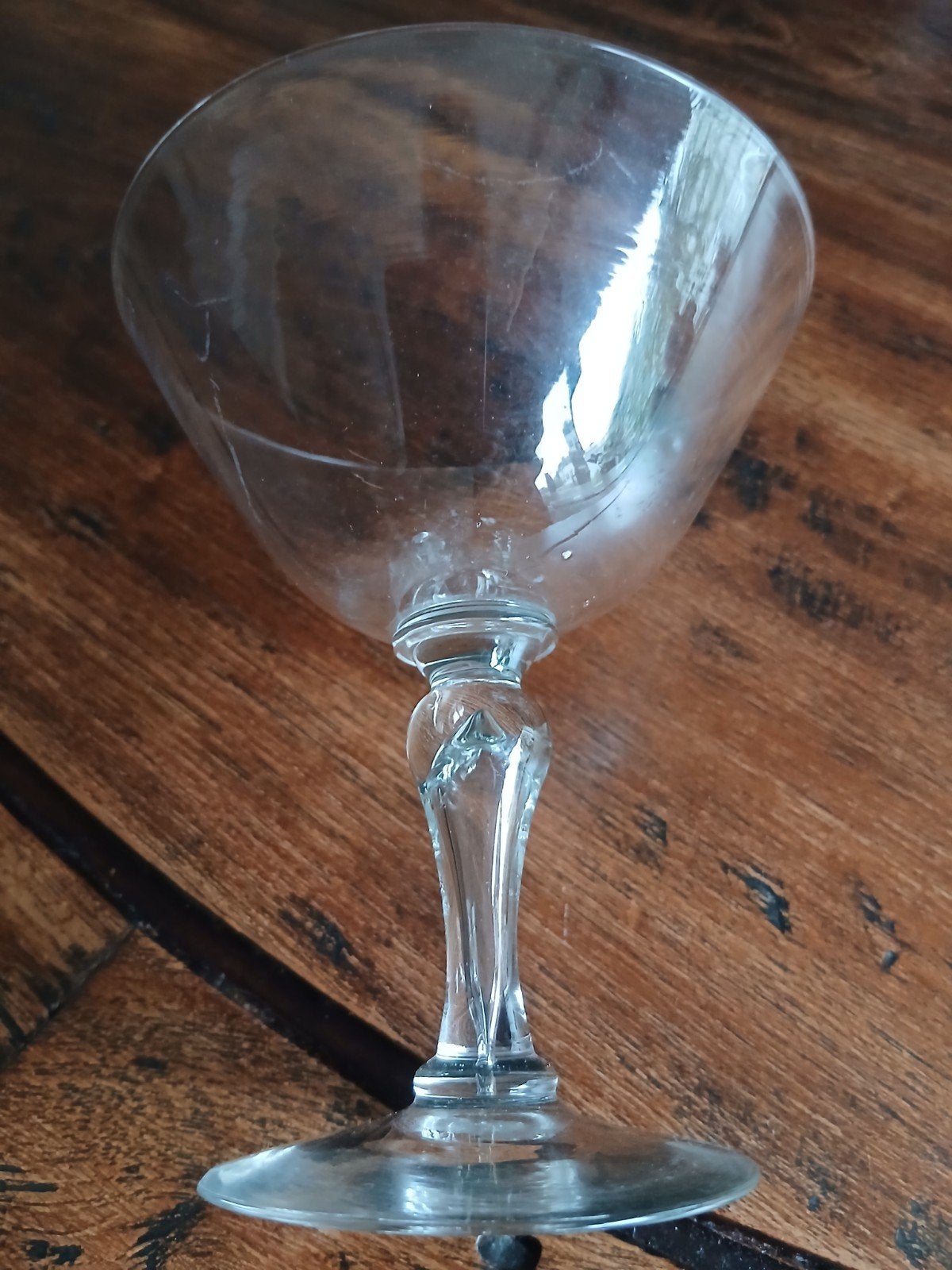9 Mid-century handgeblazen champagne coupe glazen, Antiek en Kunst, Ophalen of Verzenden