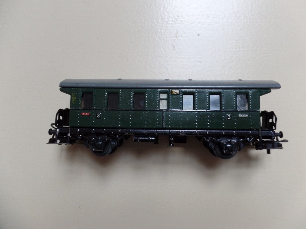 Marklin Donderbus blik 329l, Wisselstroom, Gebruikt, Verzenden, Wagon