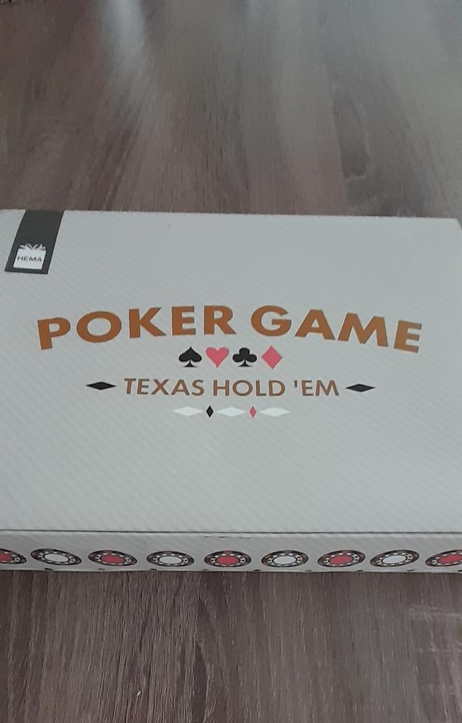 Hema Poker Game Texas Hold 'em - nieuw in folie., Hobby en Vrije tijd, Gezelschapsspellen | Kaartspellen, Vijf spelers of meer