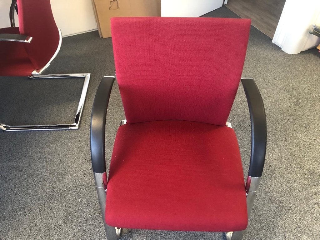 Stoelen, Ophalen, Gebruikt, Vier, Rood