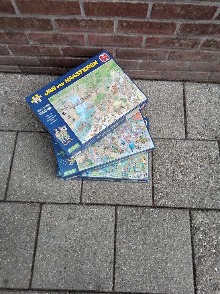 jan van haasteren, Ophalen, 500 t/m 1500 stukjes, Zo goed als nieuw