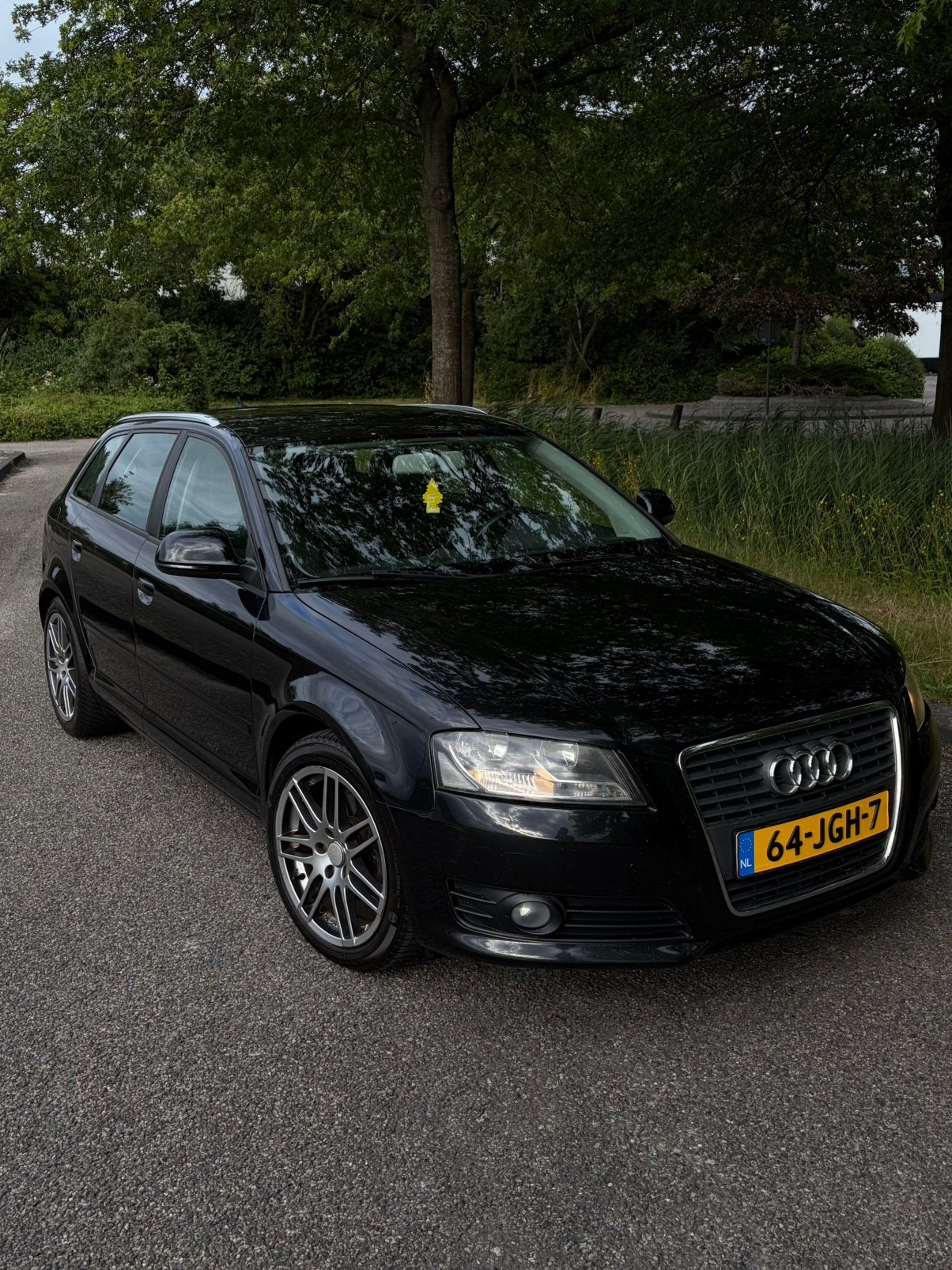 Audi A3 1.4 Tfsi 92KW Sportback S-tronic 2009 Zwart, Auto's, 125 pk, 4 cilinders, Zwart, Origineel Nederlands