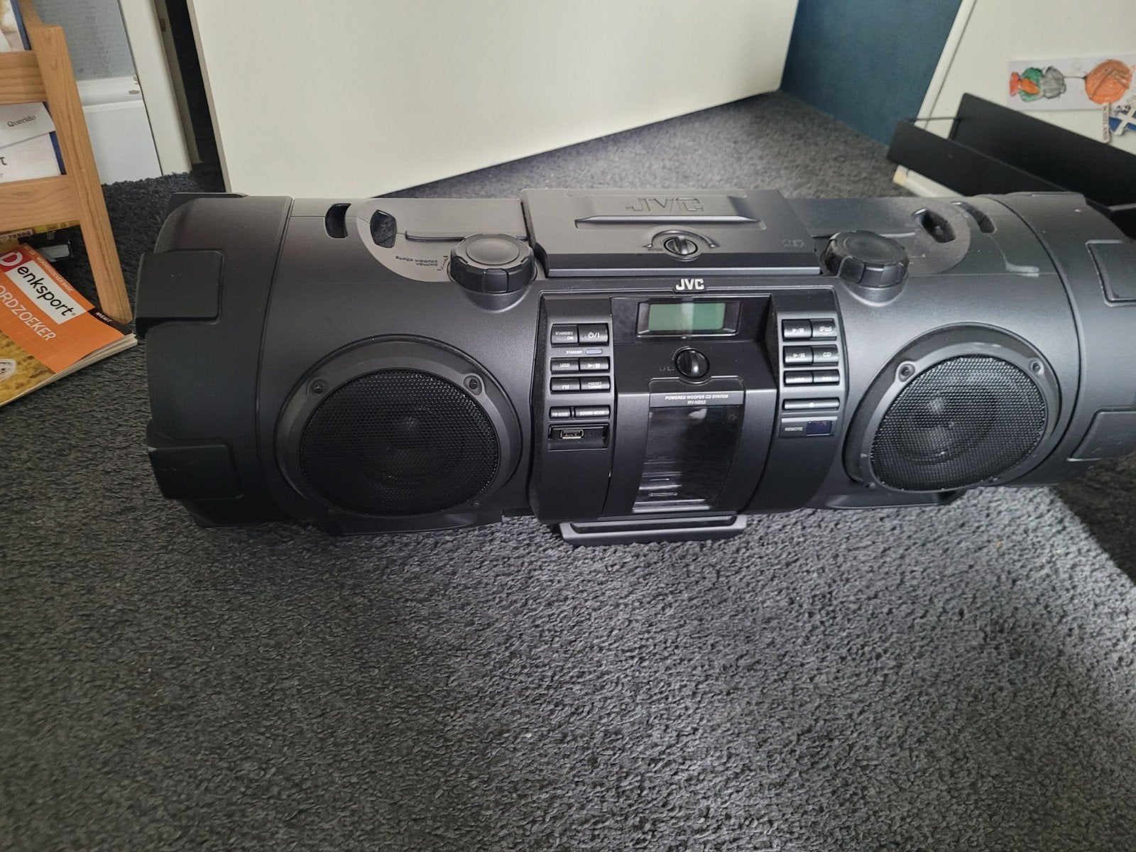 JVC Boombox met CD-speler, Ophalen, Gebruikt, JVC, Draagbaar