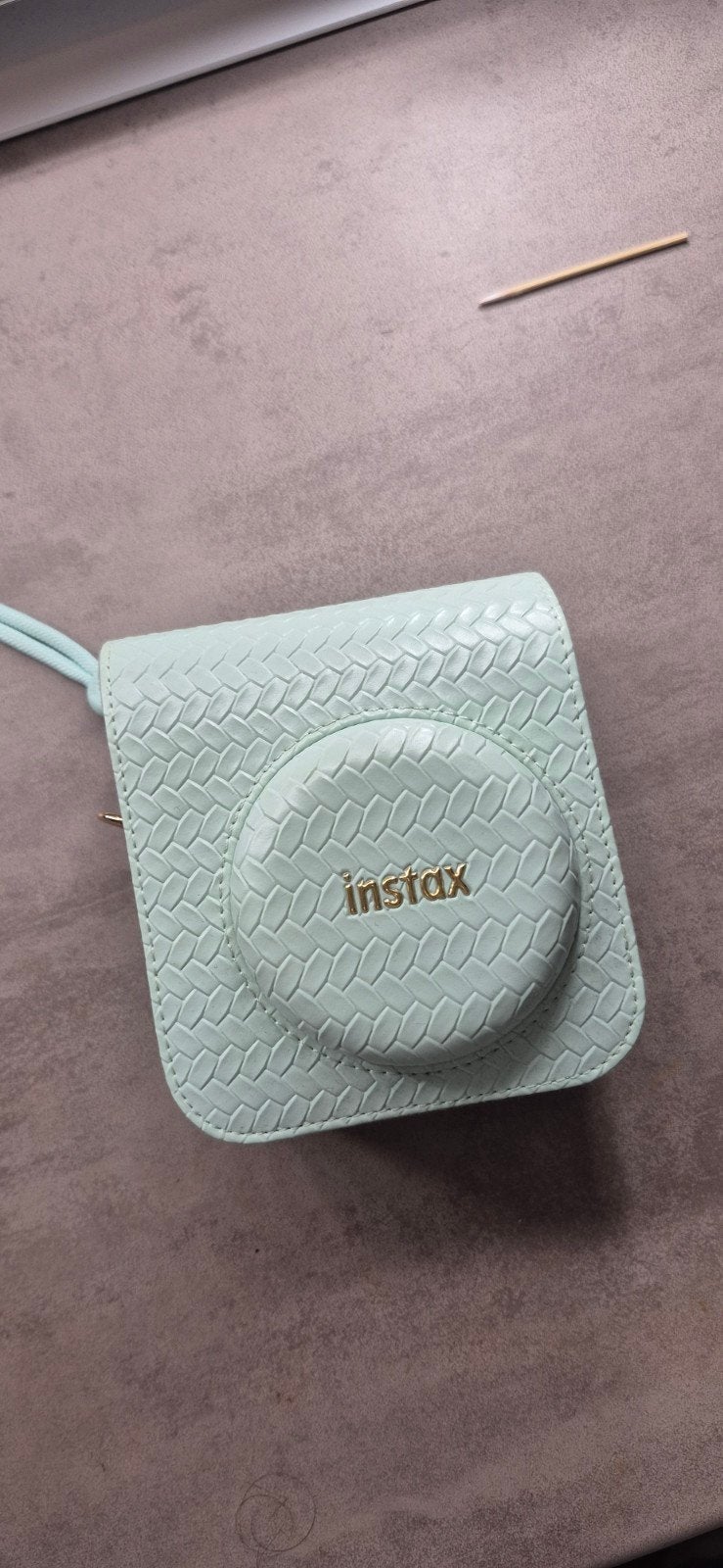 Instax Mini 12 camera met hoes met draagriem, Nieuw, Instant camera, Ophalen of Verzenden, Fujifilm