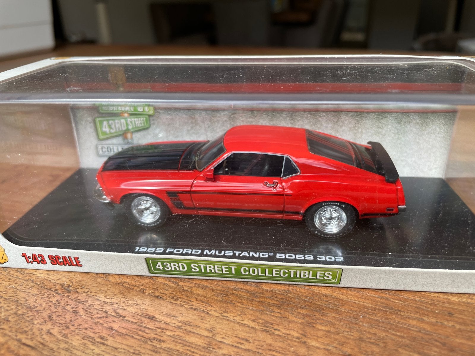 Ford mustang boss 302 1969 1/43, Ophalen of Verzenden, Zo goed als nieuw, Auto, Overige merken