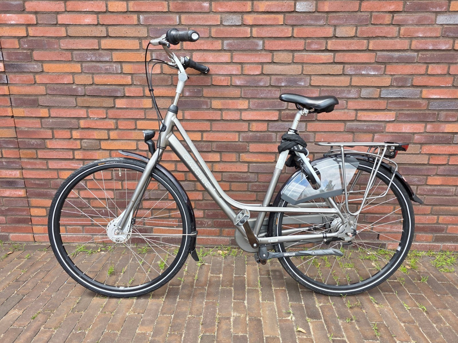 Gazelle Paris C7 Damesfiets 7 versnellingen in nieuwstaat, Ophalen, Velgrem, Versnellingen, Gazelle