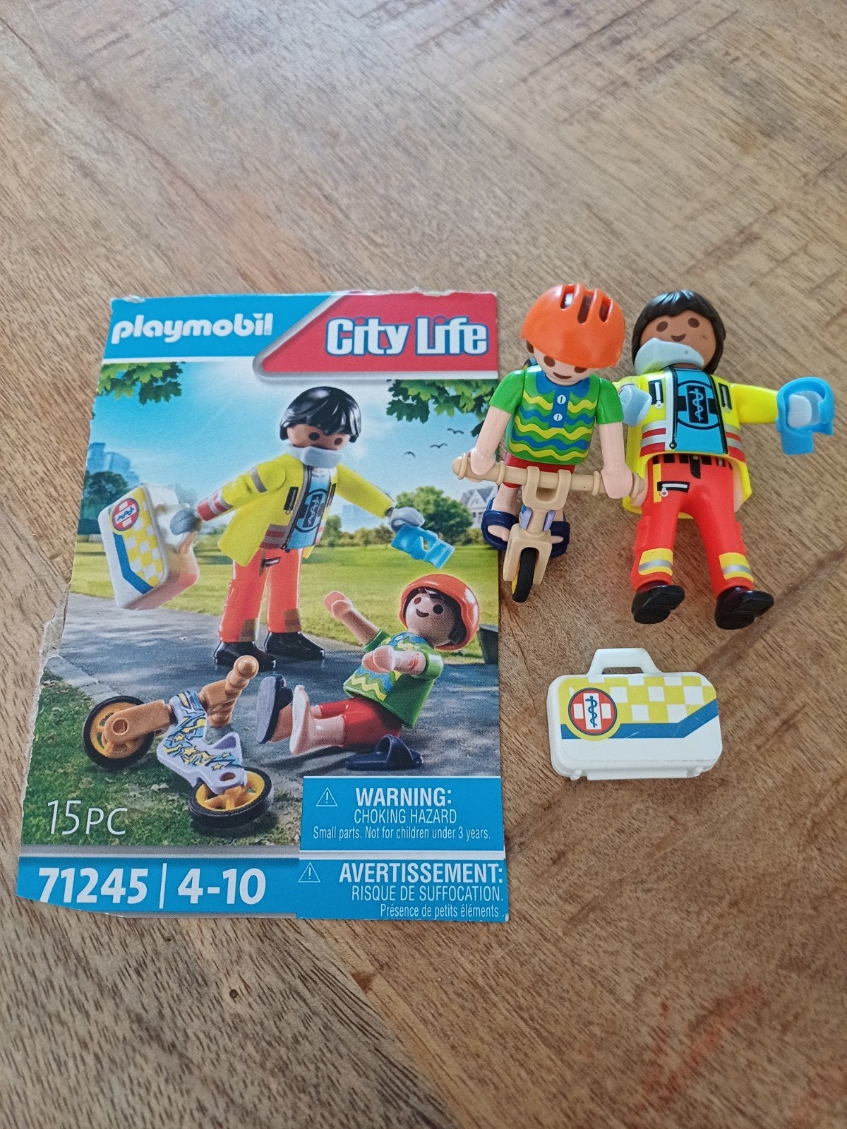 Playmobil City Life 71245: Eerste Hulp bij Ongeval, Kinderen en Baby's, Speelgoed | Playmobil, Gebruikt, Complete set, Ophalen of Verzenden