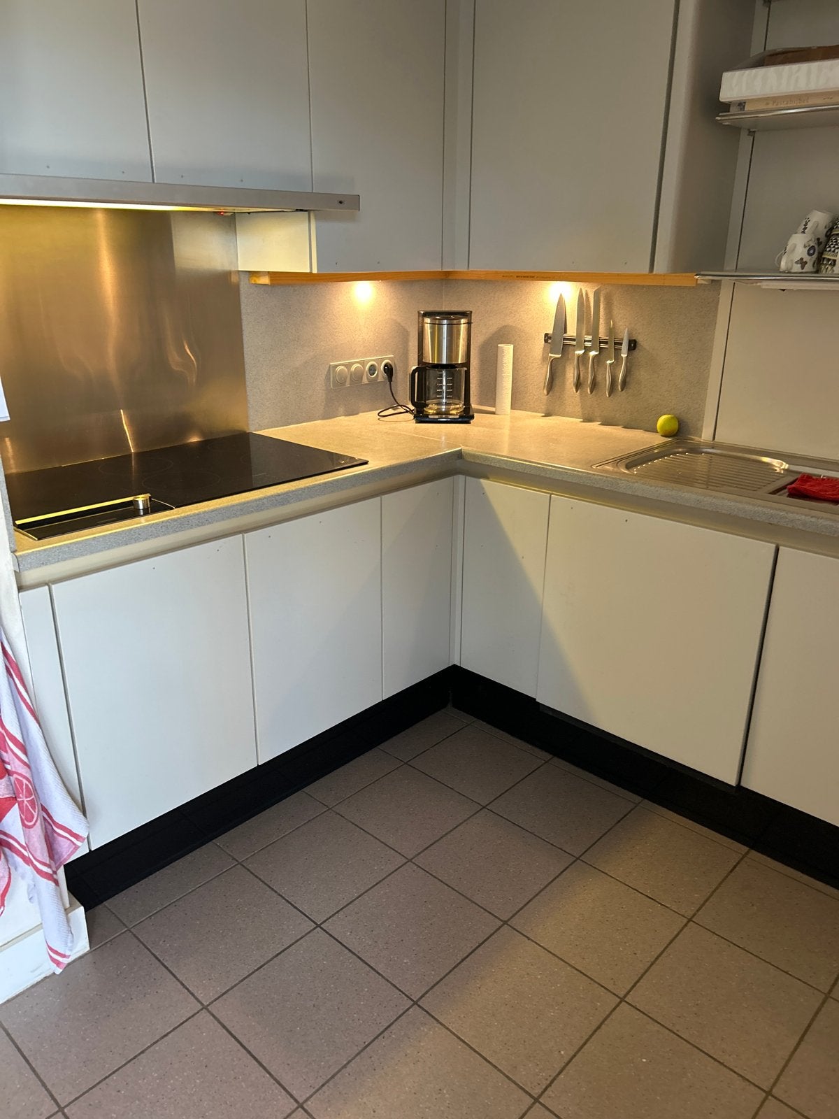 Complete  Siematic U hoekkeuken met inbouwapparatuur, Gebruikt, Wit, Hoekkeuken, Ophalen of Verzenden