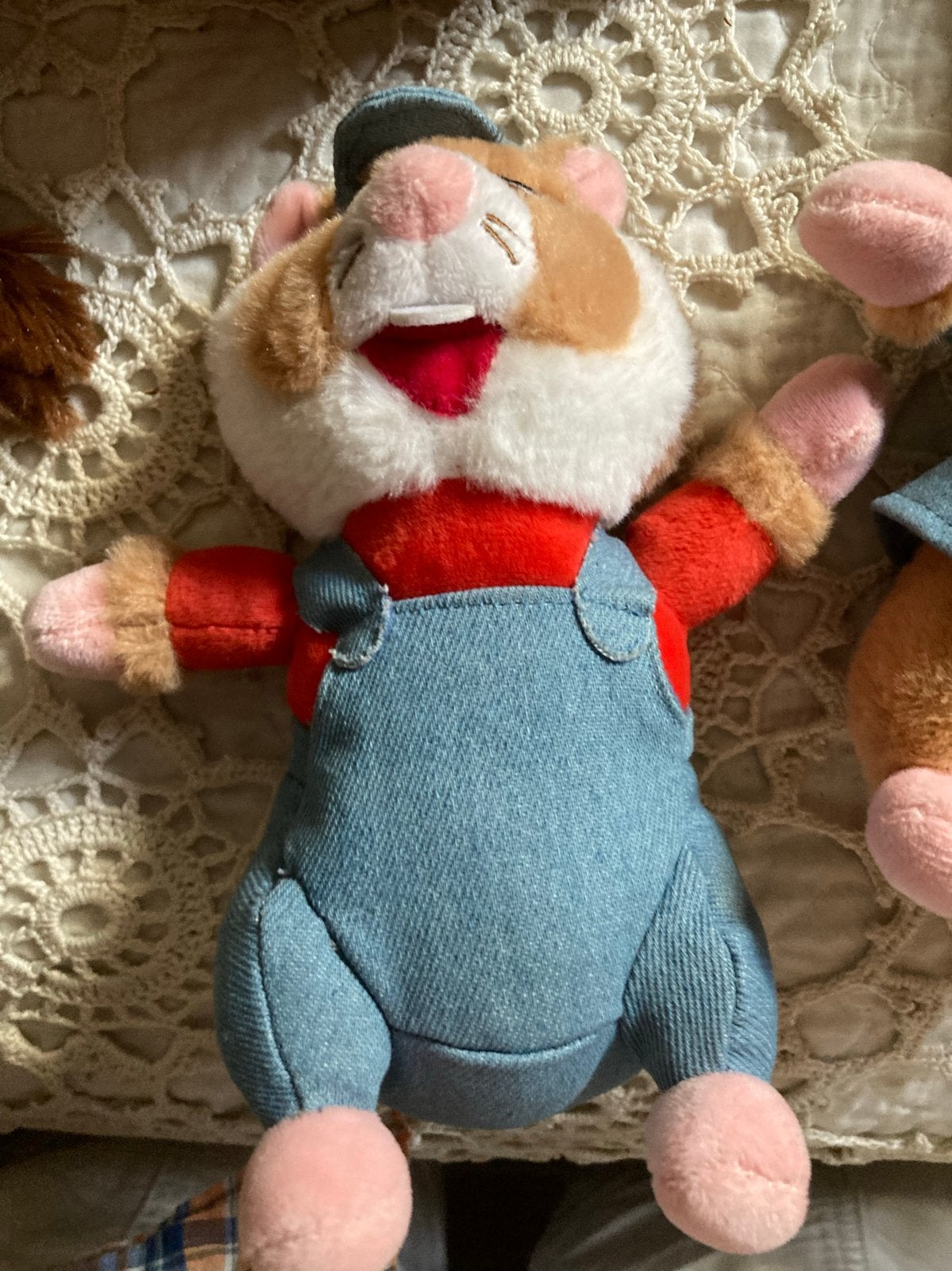 Schattige middelgrote Albert Heijn hamster knuffel., Overige merken, Overige karakters, Hamster, Ophalen of Verzenden