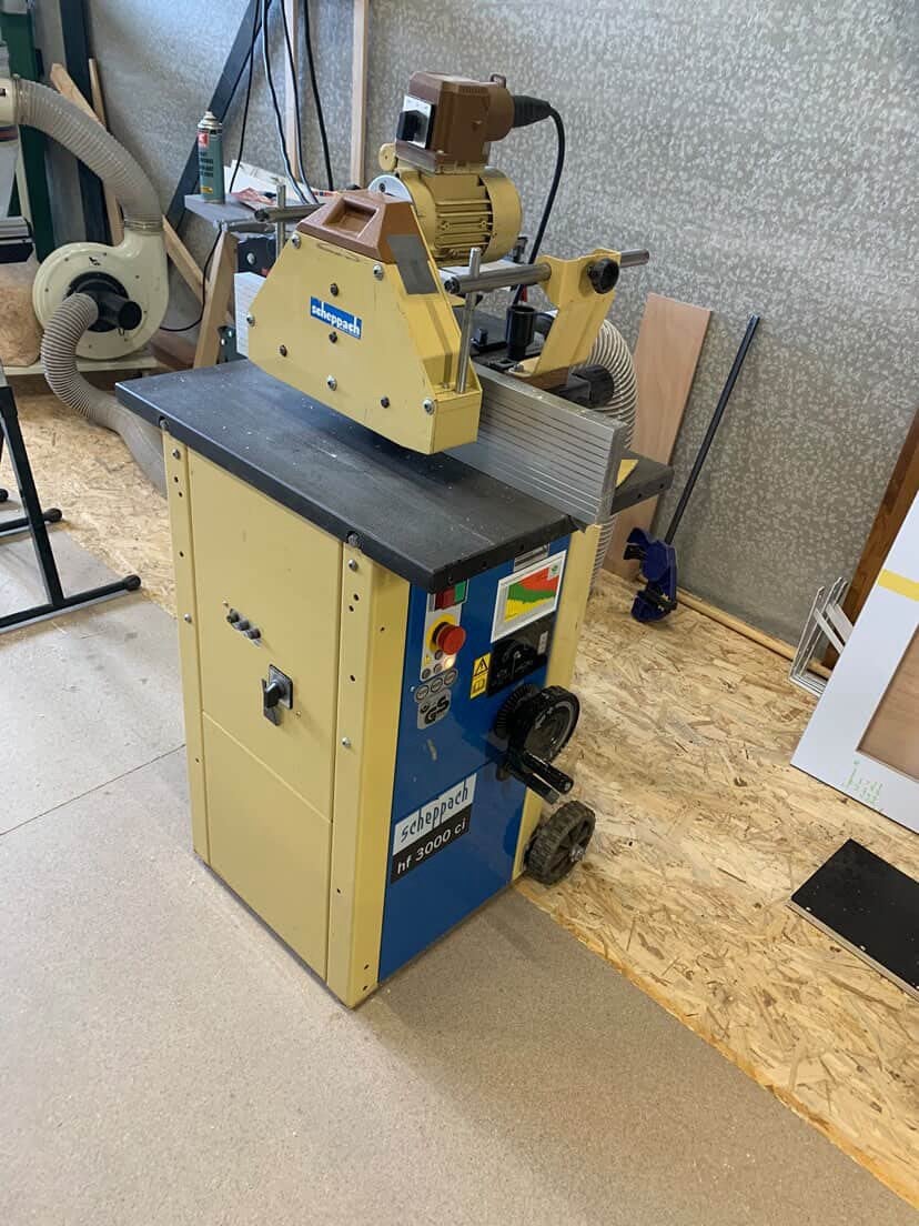 Scheppach HF3000Ci 400 volt freesmachine met aanvoerapparaat, Ophalen, Zo goed als nieuw, Elektrisch, Overige soorten