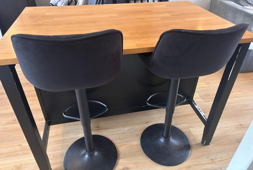IKEA Törnviken keukeneiland, Huis en Inrichting, Tafels | Sidetables, Gebruikt, 75 cm of meer, 100 tot 150 cm, Rechthoekig, Eikenhout