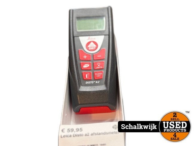 Leica Disto a2 afstandsmeter, Leica, Zo goed als nieuw, Support@leica.com, Leica Geosystems AG, Heinrich-Wild-Strasse, 
CH-9435 Heerbrugg
Switzerland
