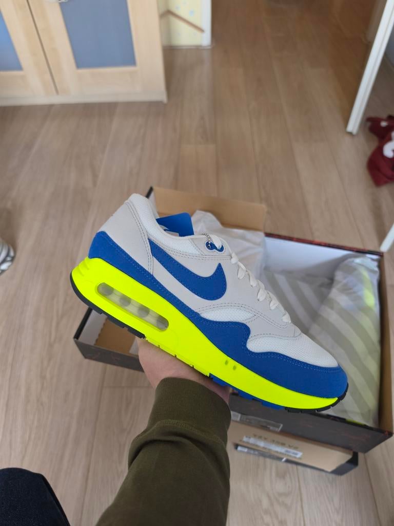 maat 45/ us11 Nike Air Max 1 big anniversary royal blue, Kleding | Heren, Schoenen, Ophalen of Verzenden, Nieuw, Blauw