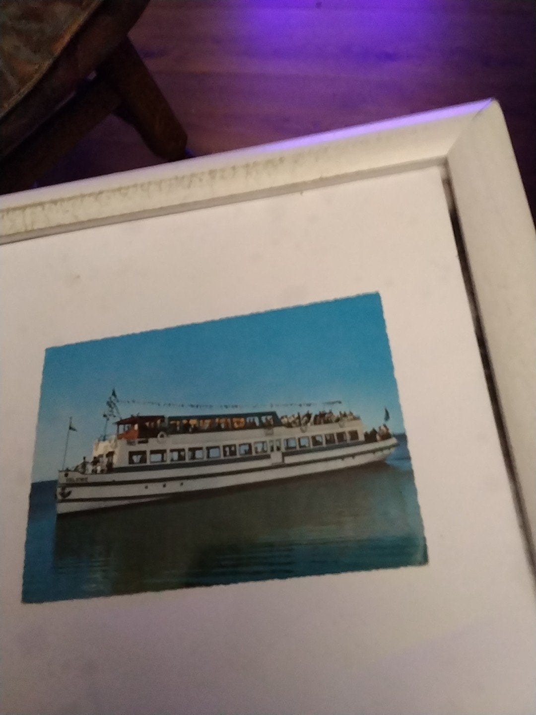 Oude ansichtkaart van M.S. VELUWE     Harderwijk 1983, Ophalen of Verzenden, 1980 tot heden, Gelopen, Gelderland