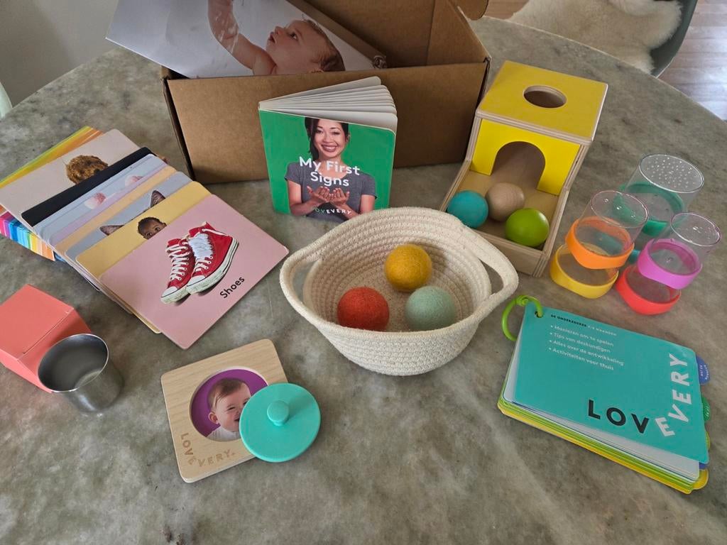Lovevery Play Kit 7-8 maanden: De Inspecteur (compleet), Kinderen en Baby's, Ophalen of Verzenden, Overige typen