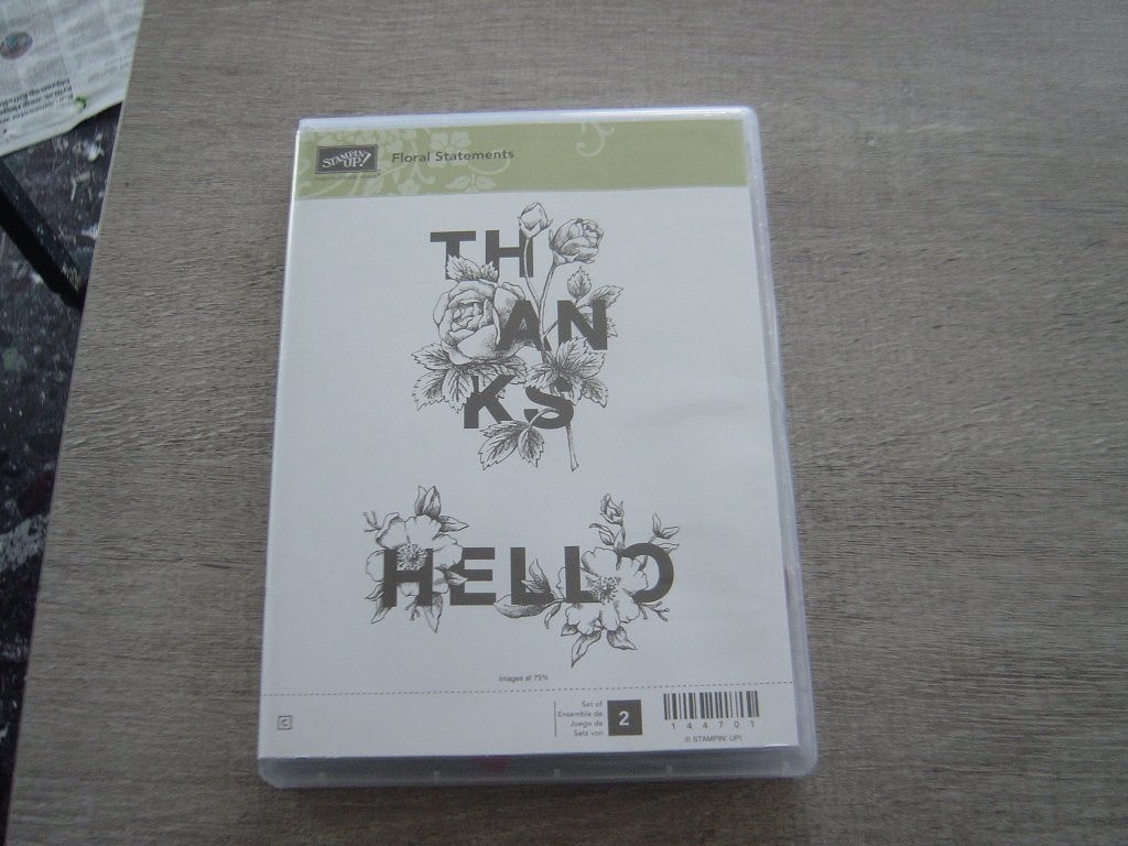 stampin up stempels in doosje beginnend met de letter F, Ophalen of Verzenden, Zo goed als nieuw, Overige typen